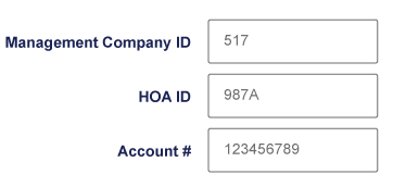 hoa data field sample